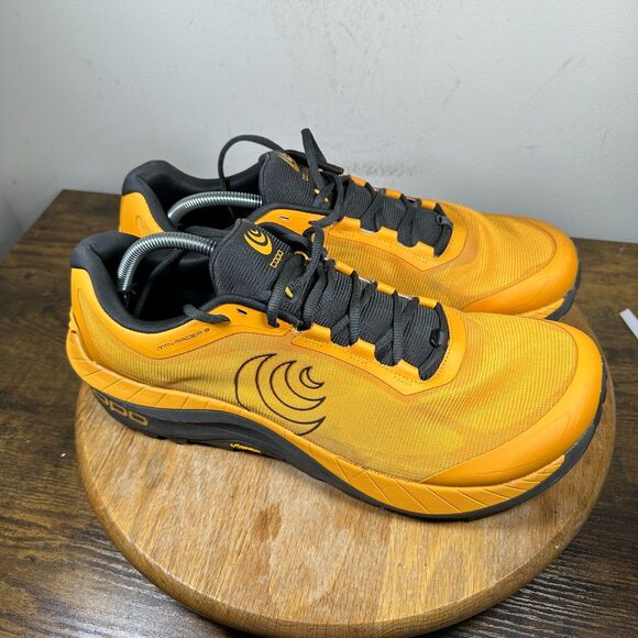 Topo MTN Racer 3 Orange Black Men's Size 13 Shoes Sneakers
